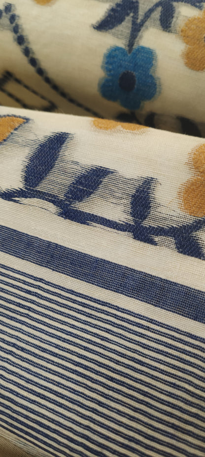 Pushpa Dhuli Dhakai Taant Cotton Saree