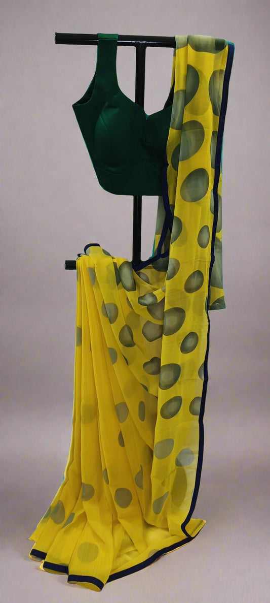 Aamphool Chiffon Saree