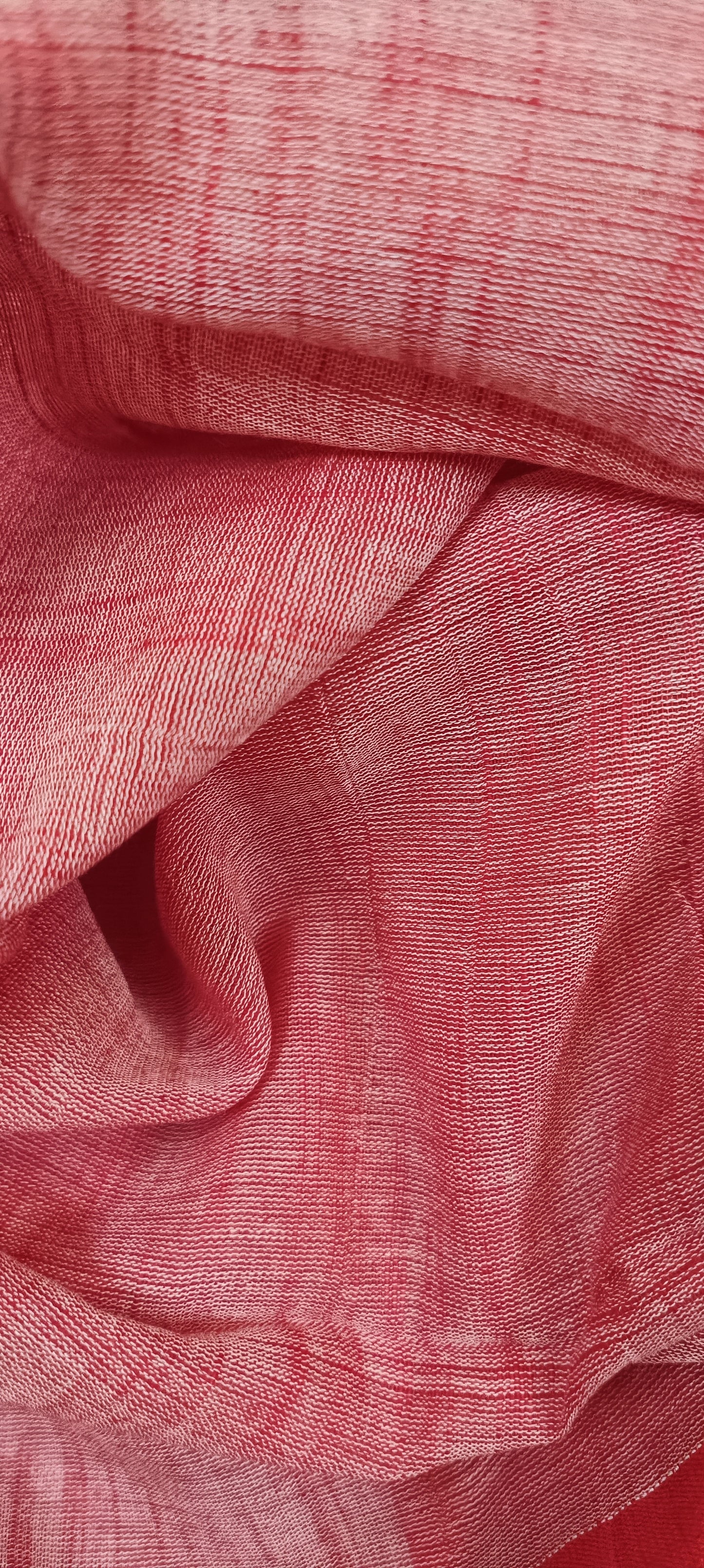 Terracotta Shadow Cotton Saree