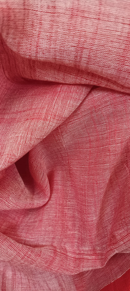 Terracotta Shadow Cotton Saree