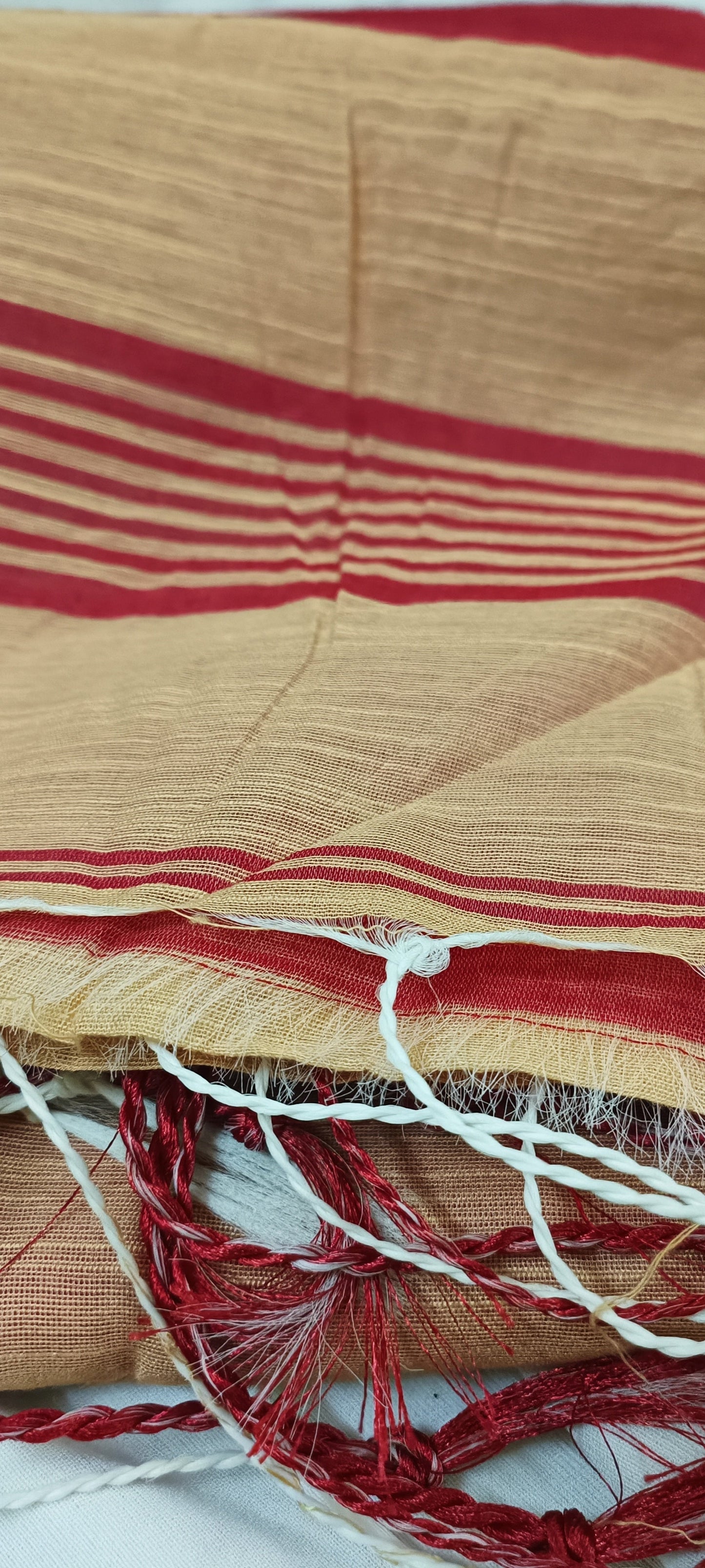 Lalrekha Cotton Saree