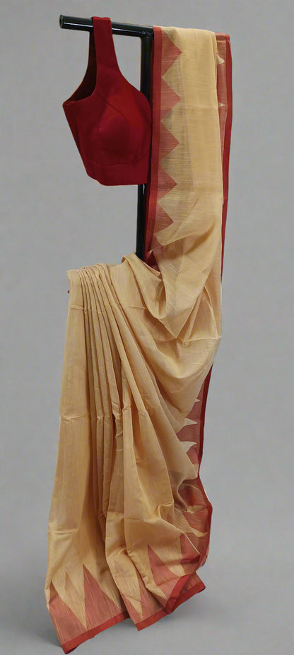 Lalrekha Cotton Saree