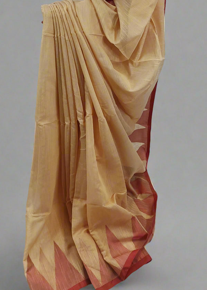 Lalrekha Cotton Saree