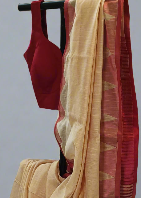 Lalrekha Cotton Saree