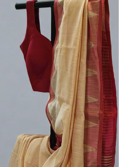 Lalrekha Cotton Saree