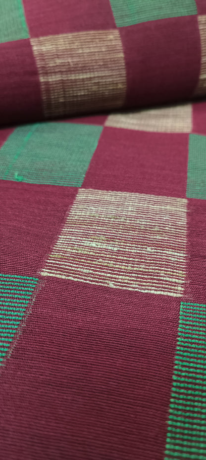 Temple Moss & Madder Cotton Saree