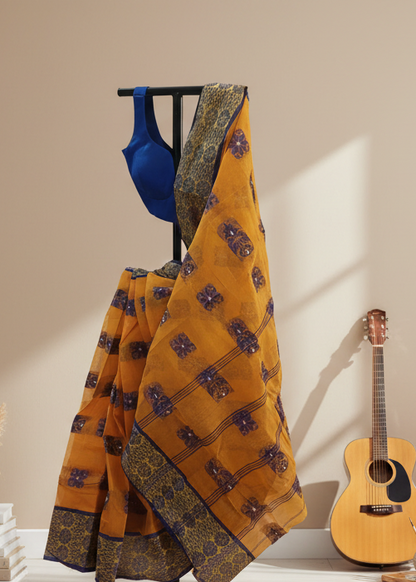 Agnilata Jamdani Taant Saree