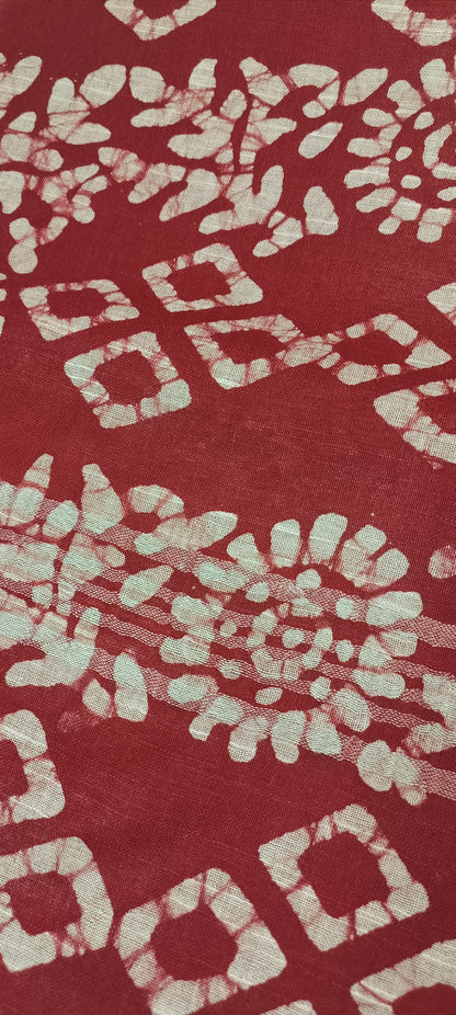 Rakta Gulaal Batik Cotton Saree