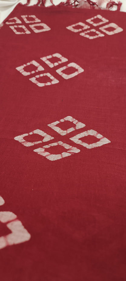 Rakta Gulaal Batik Cotton Saree