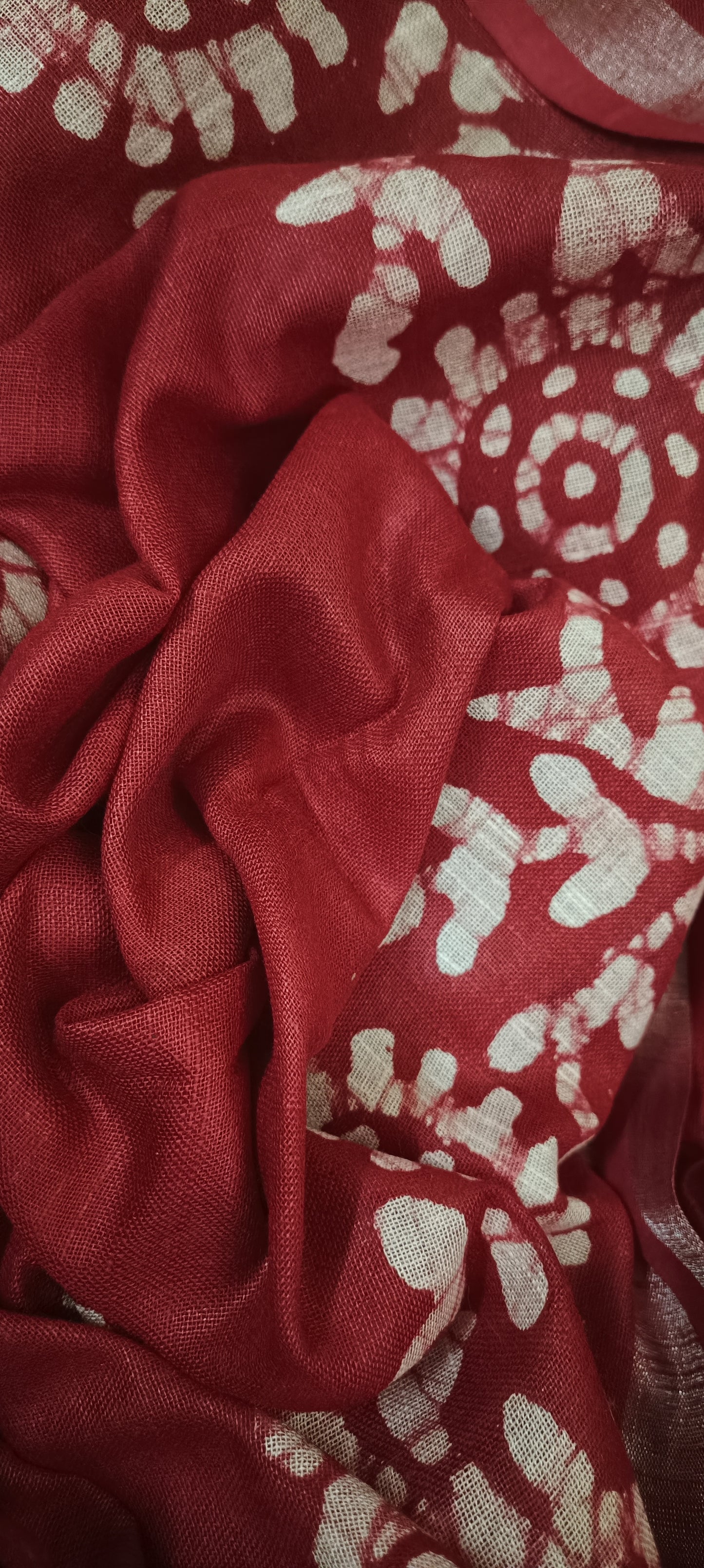 Rakta Gulaal Batik Cotton Saree