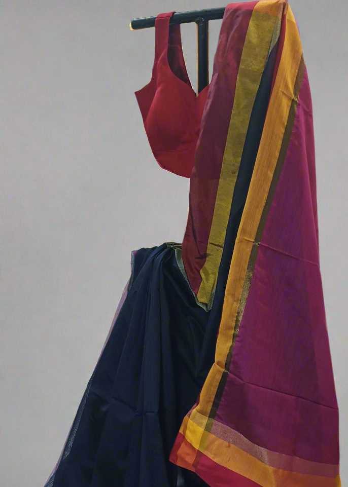 Bijuri Linen Cotton Saree