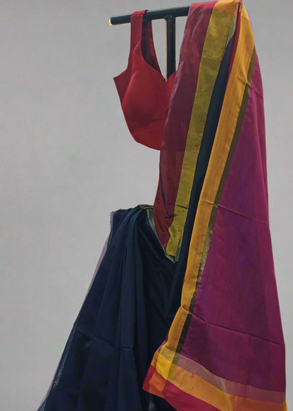 Bijuri Linen Cotton Saree