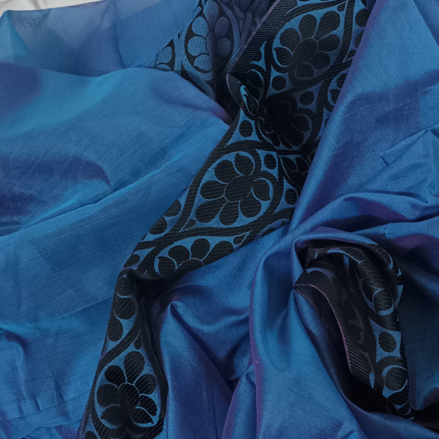 Nilanjana Bloom Muslin Saree