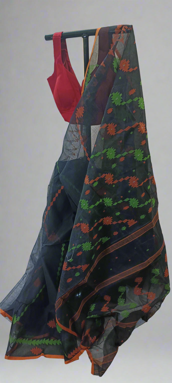 Kaal Pushpa Dhakai Taant Saree