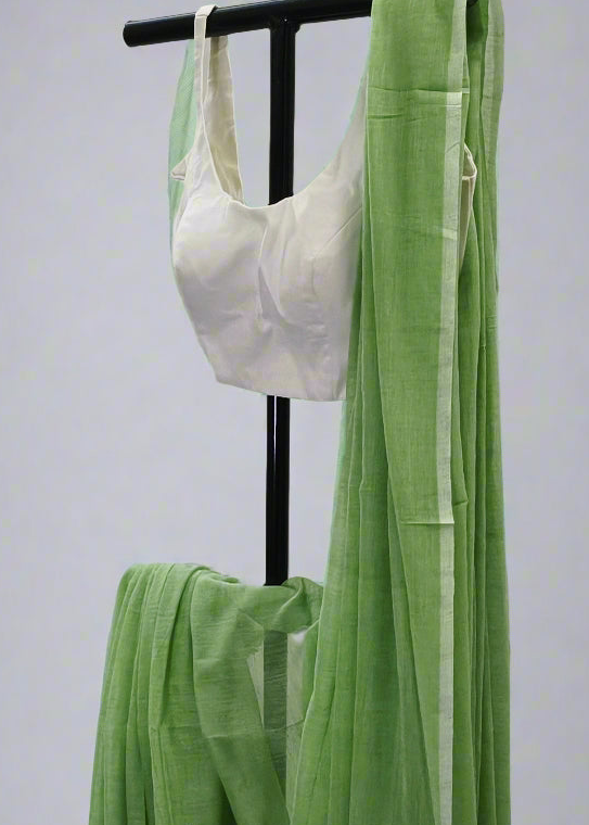 Hariyaali Mul Cotton Saree