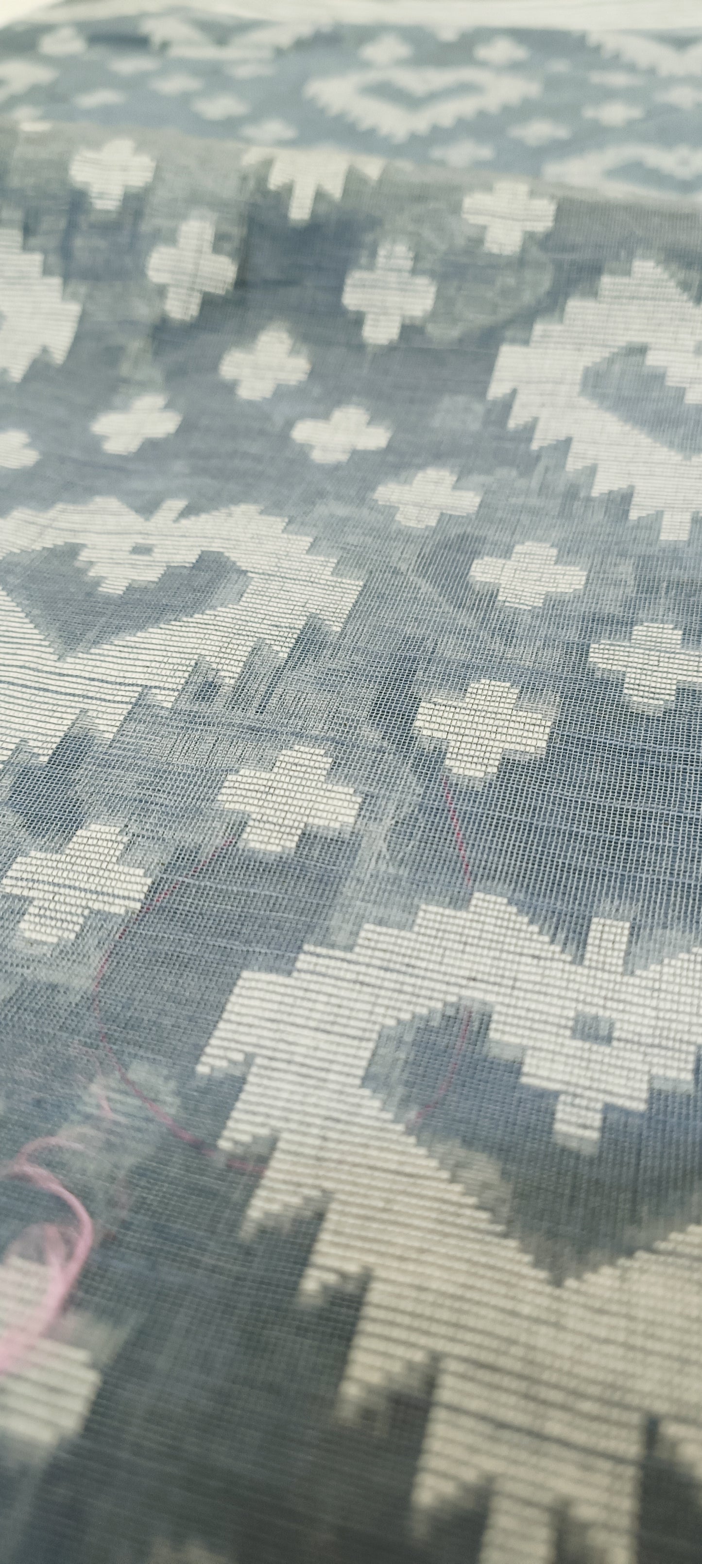 Neelshobha Jamdani Cotton Saree