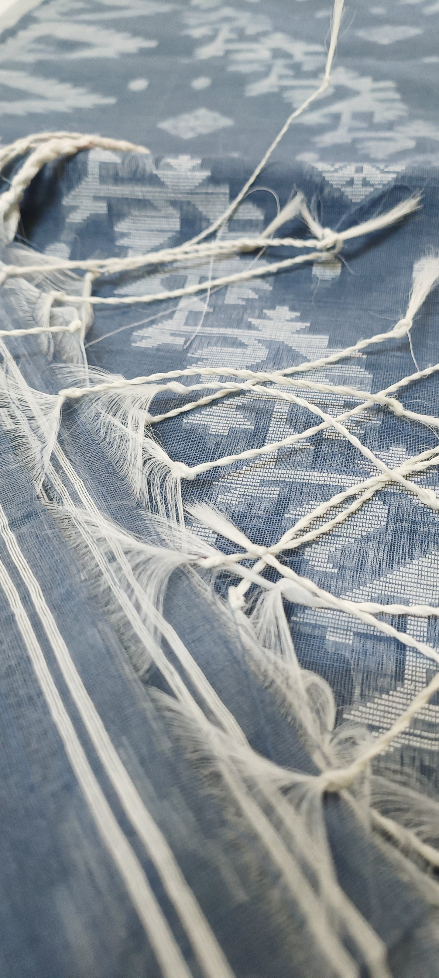 Neelshobha Jamdani Cotton Saree