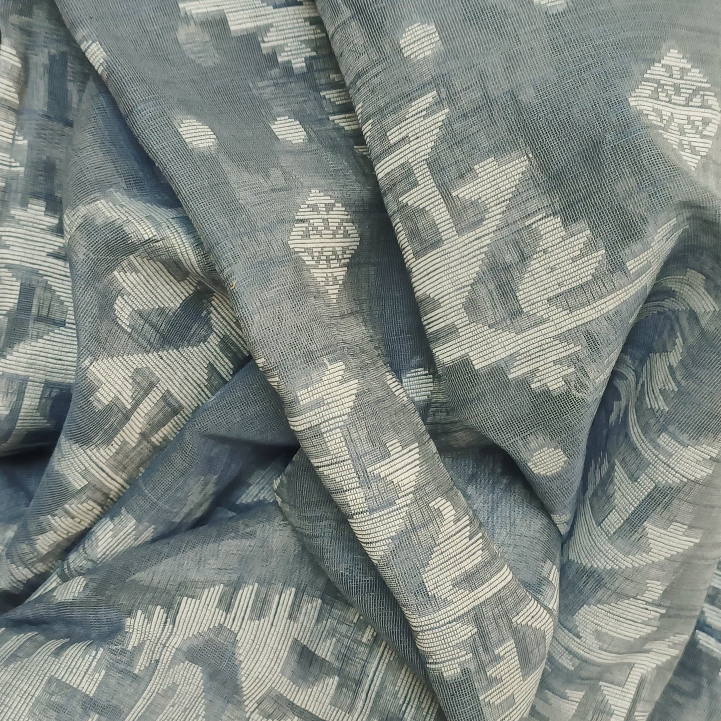 Neelshobha Jamdani Cotton Saree