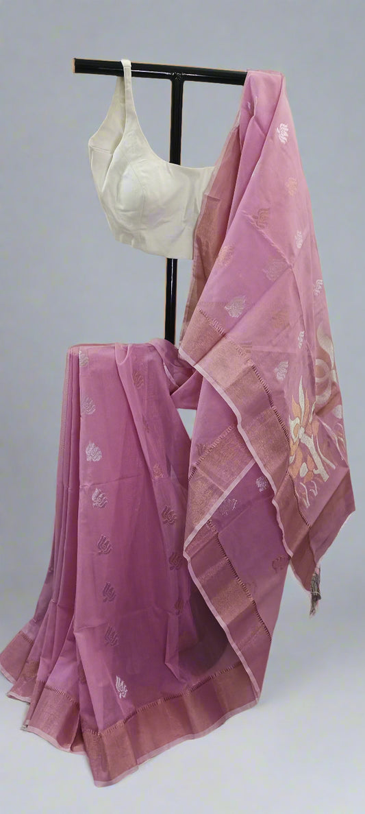 GULABSHREE Muslin Cotton Saree