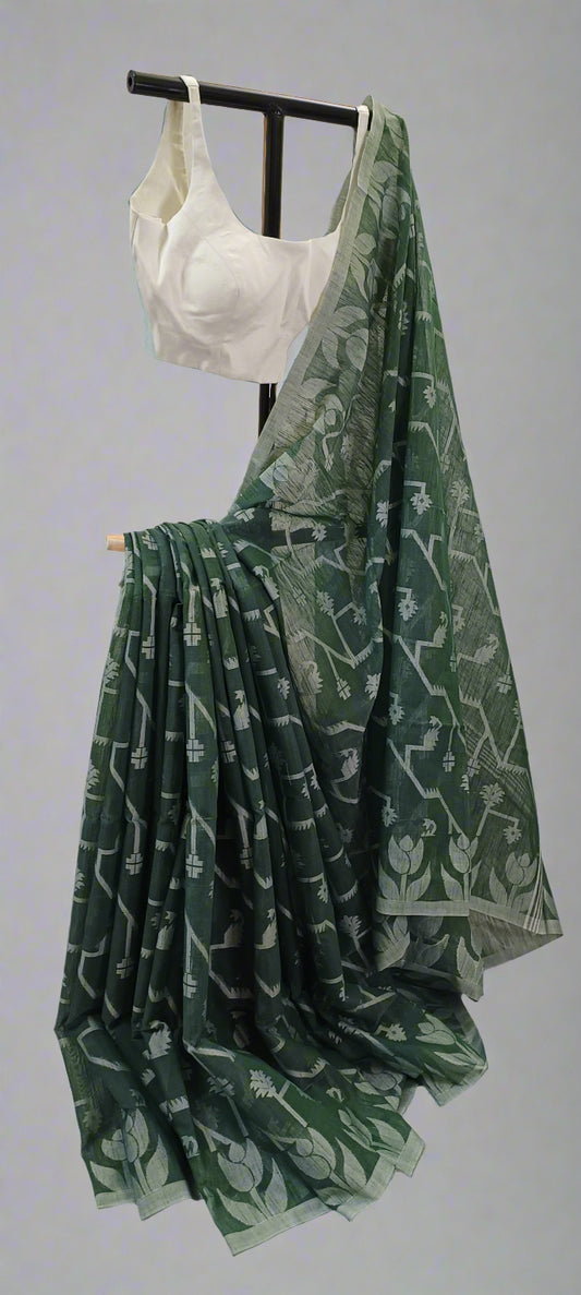 VANIRA Muslin Cotton Saree