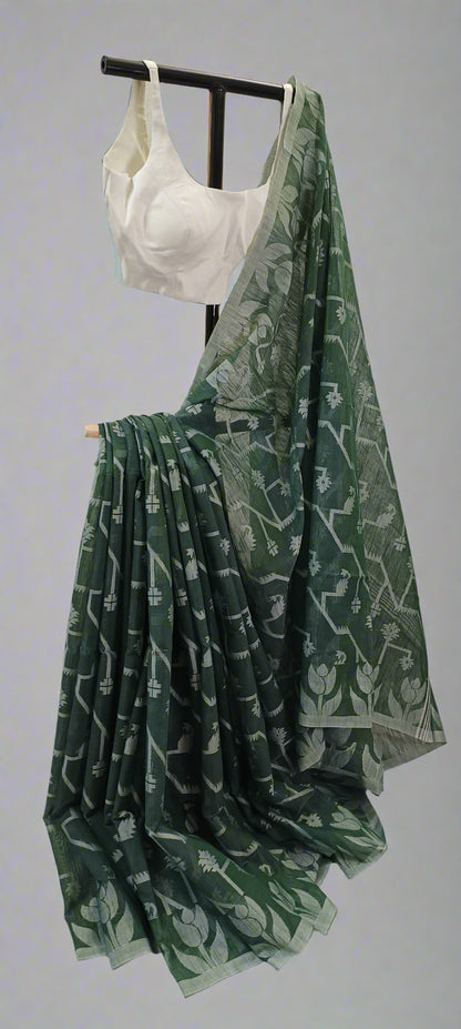 VANIRA Muslin Cotton Saree