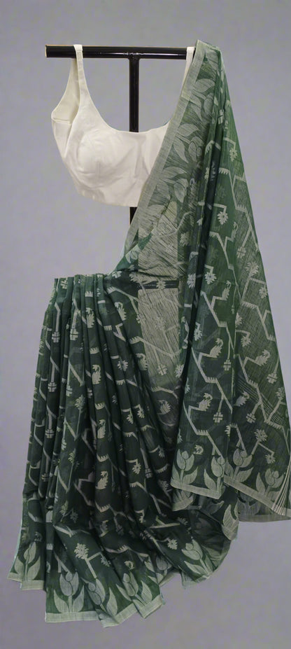 VANIRA Muslin Cotton Saree