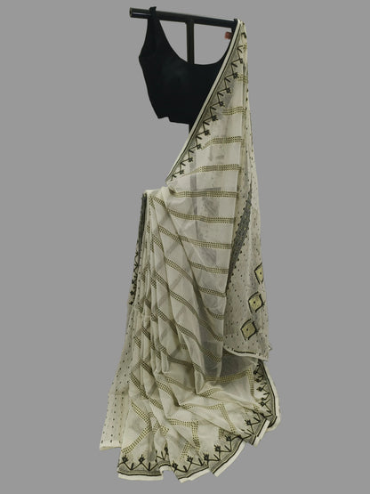 Shwet Rekha Soft Jamdani Saree