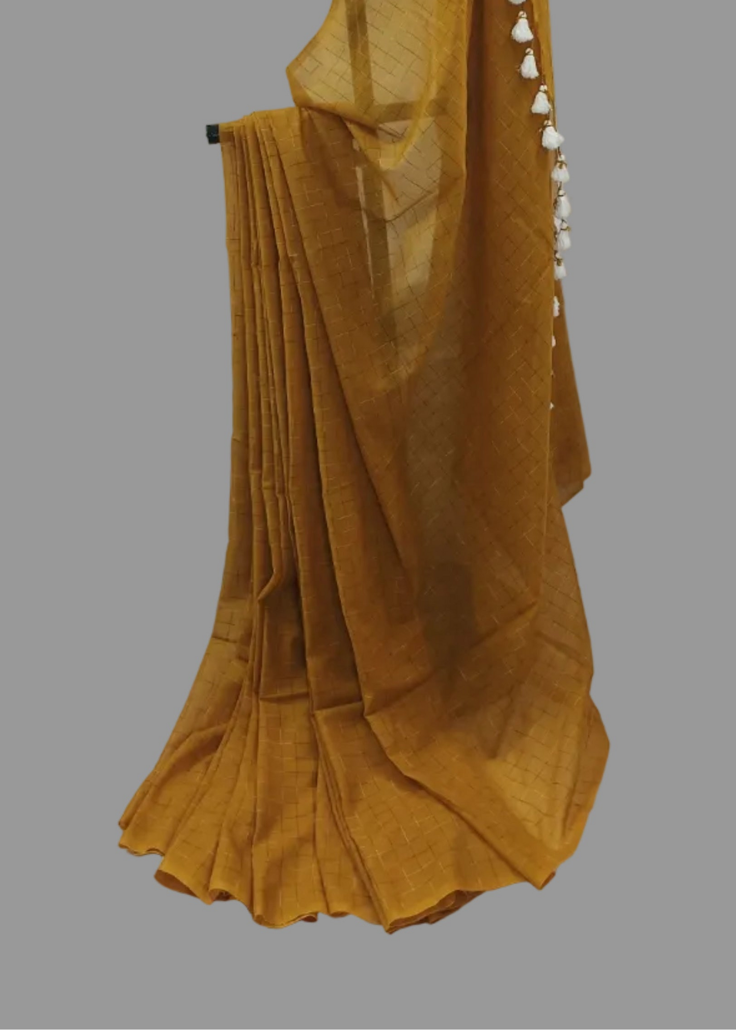 Kesari Rekha Mul Cotton Saree