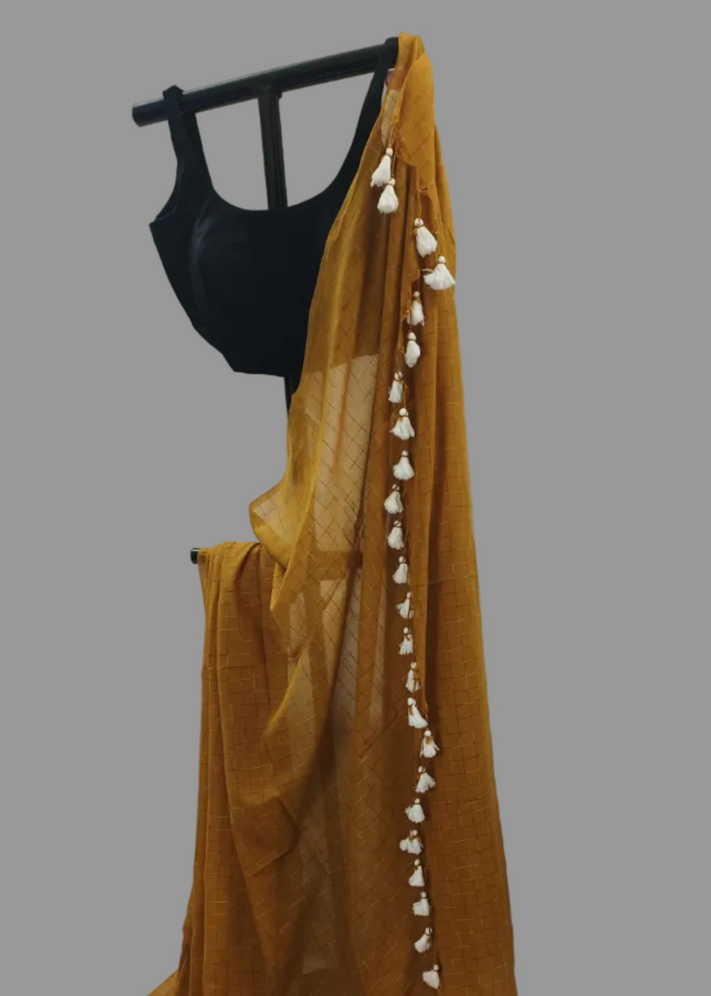 Kesari Rekha Mul Cotton Saree
