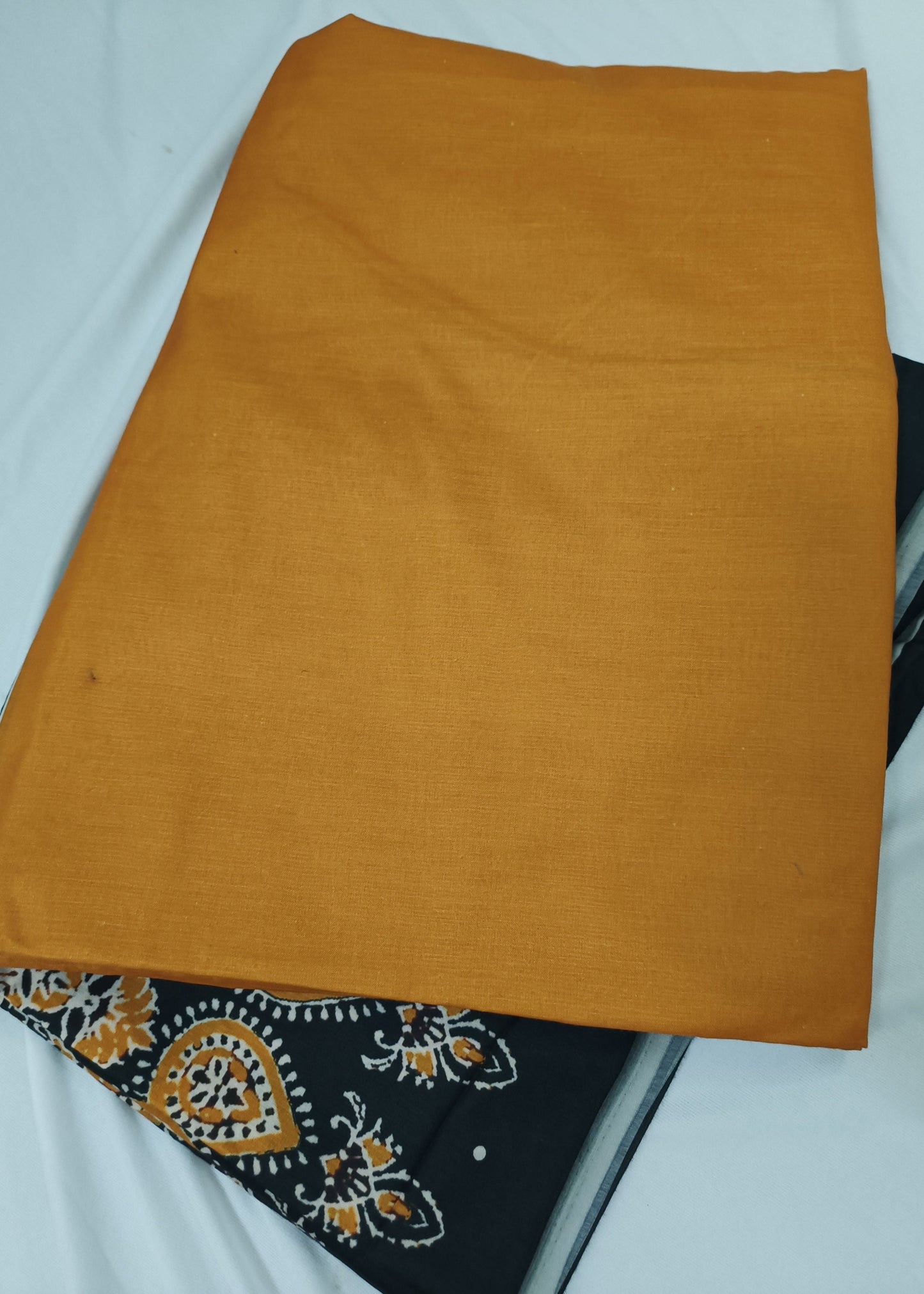 Kesar Noir Ajrak Cotton Saree