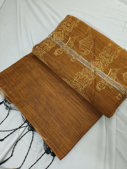 Mrittika Raag Printed Cotton Saree
