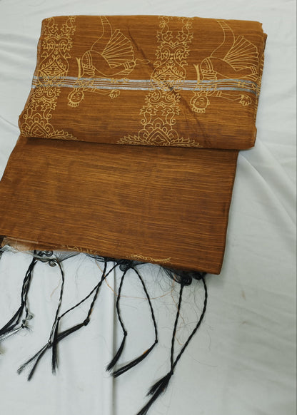 Mrittika Raag Printed Cotton Saree