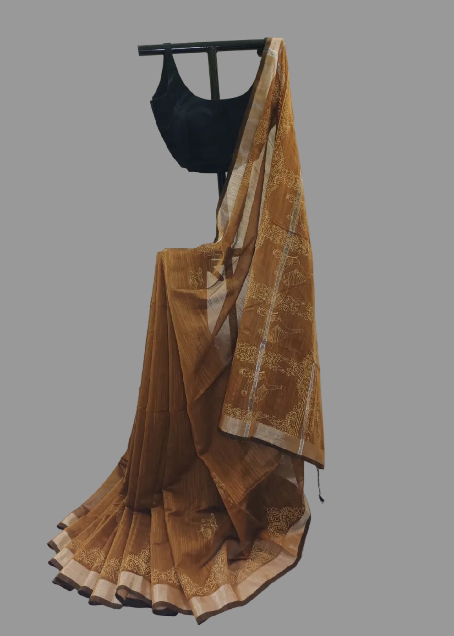 Mrittika Raag Printed Cotton Saree