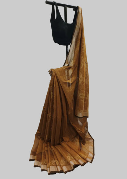 Mrittika Raag Printed Cotton Saree