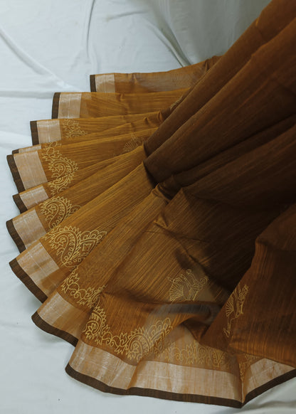 Mrittika Raag Printed Cotton Saree
