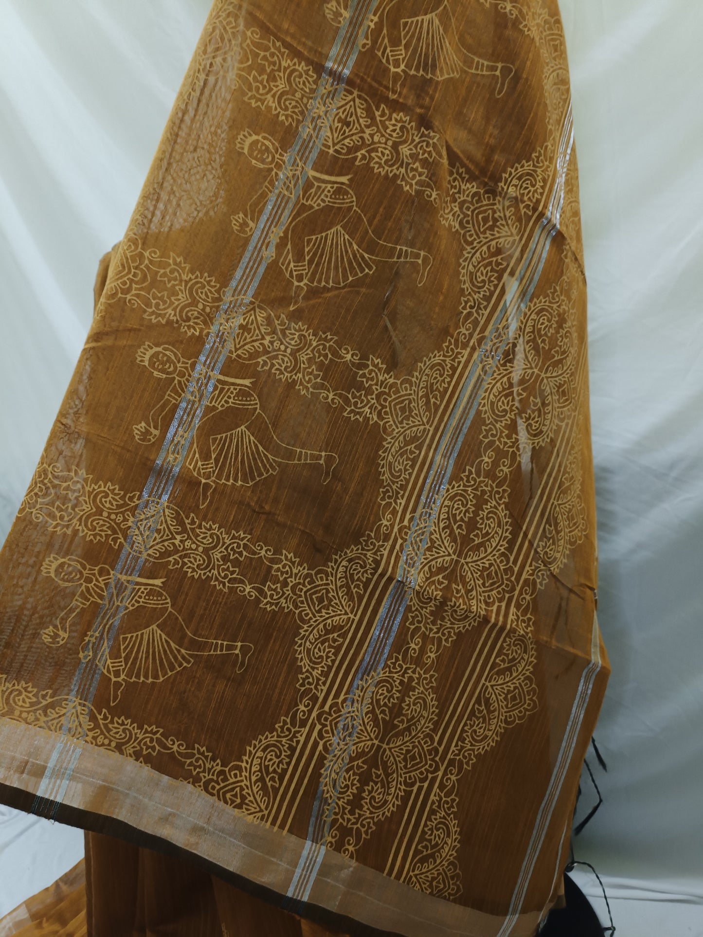 Mrittika Raag Printed Cotton Saree