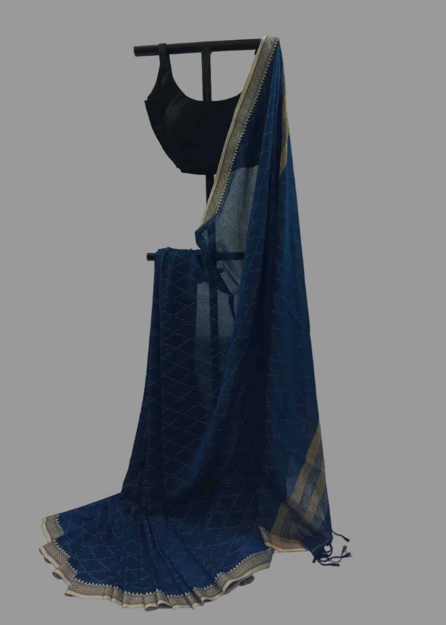 Neel Sutra Cotton Saree