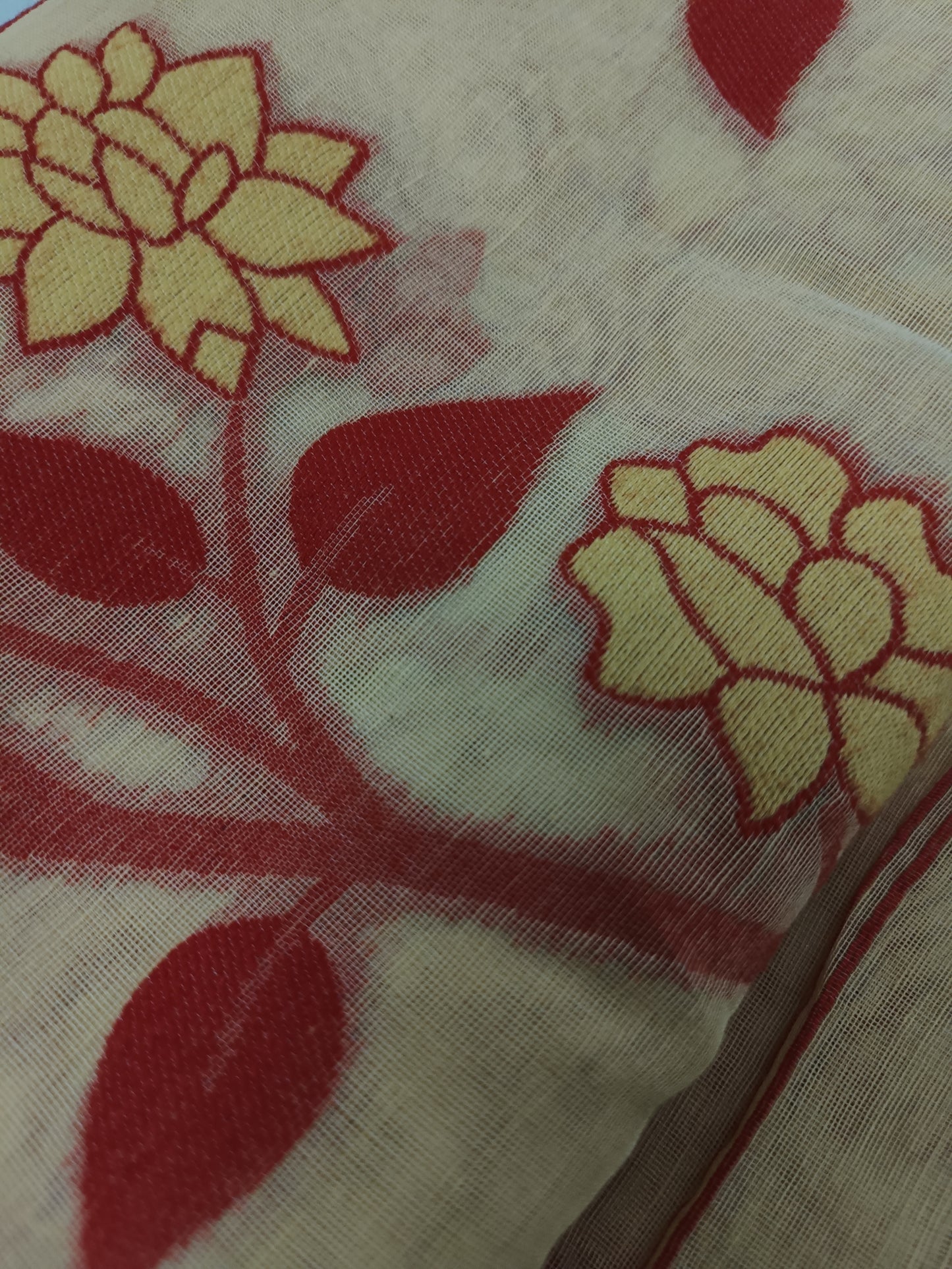 Komol Pankhuri Jamdani Cotton Saree