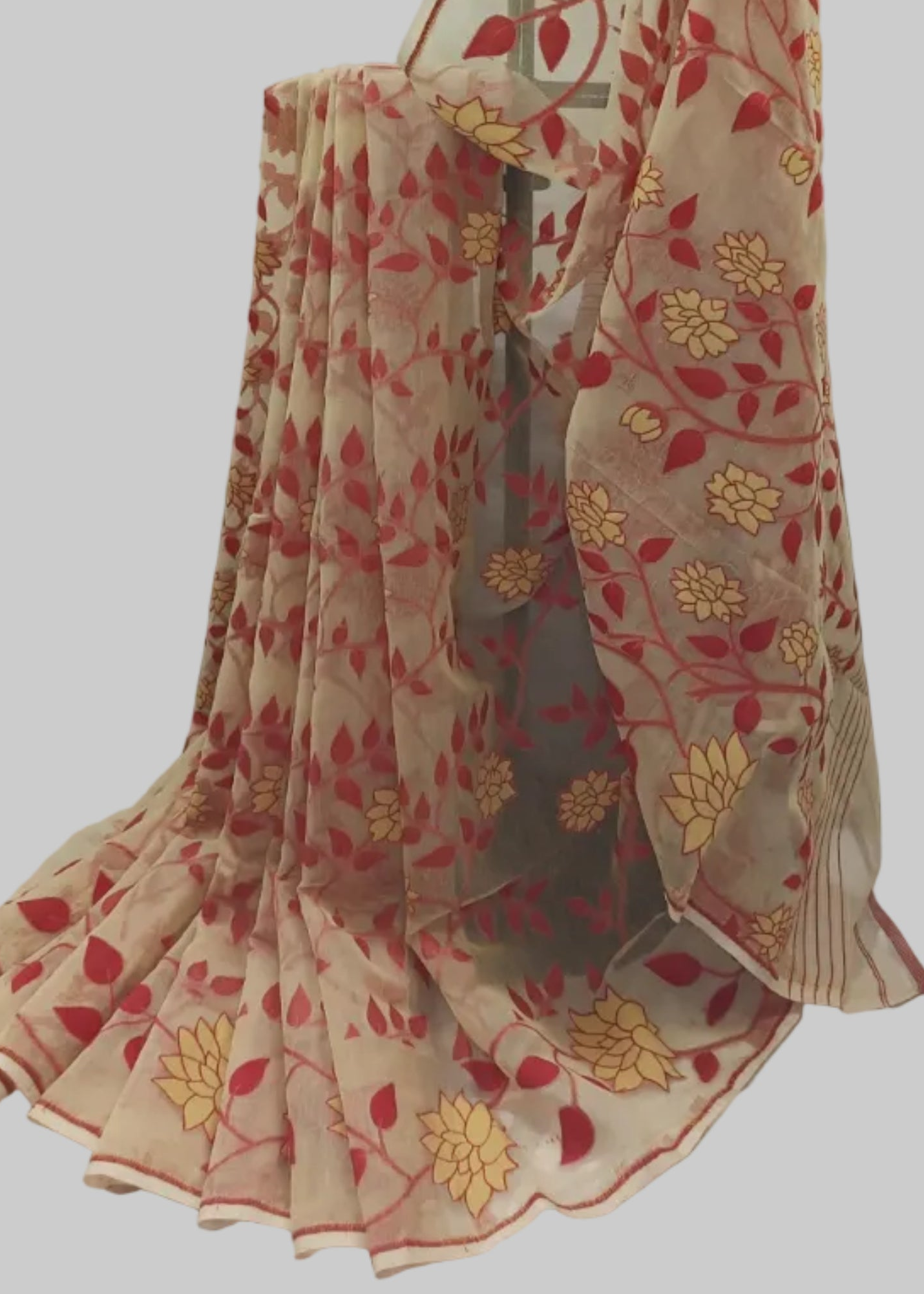 Komol Pankhuri Jamdani Cotton Saree
