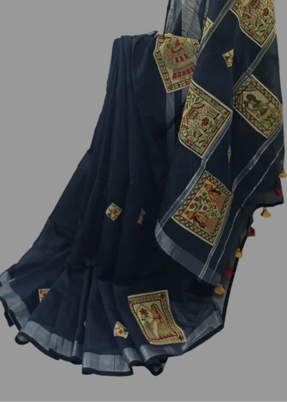 Neel Aakhyan Cotton Saree