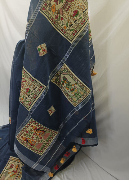 Neel Aakhyan Cotton Saree