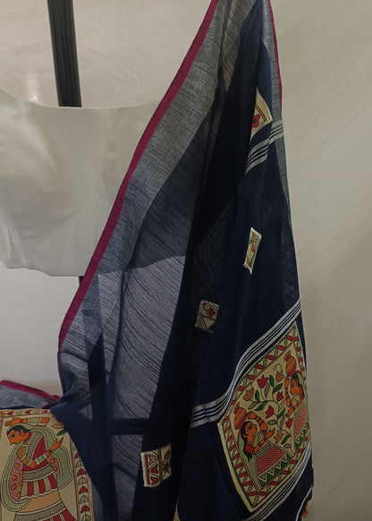 Neel Aakhyan Cotton Saree
