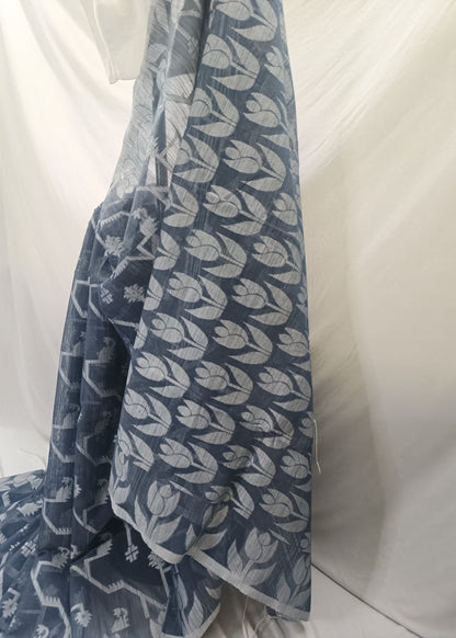 Neelshobha Jamdani Cotton Saree