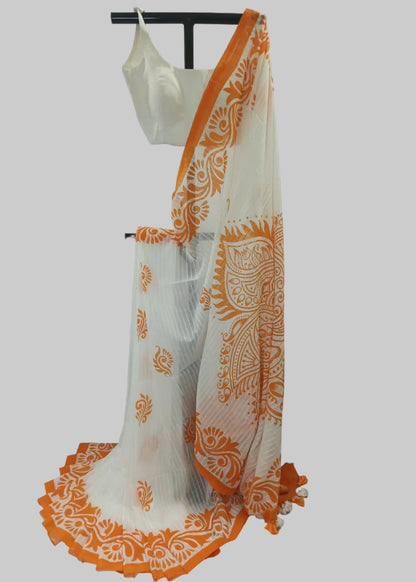 Surya Leher Cotton Saree