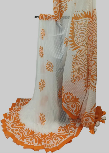 Surya Leher Cotton Saree