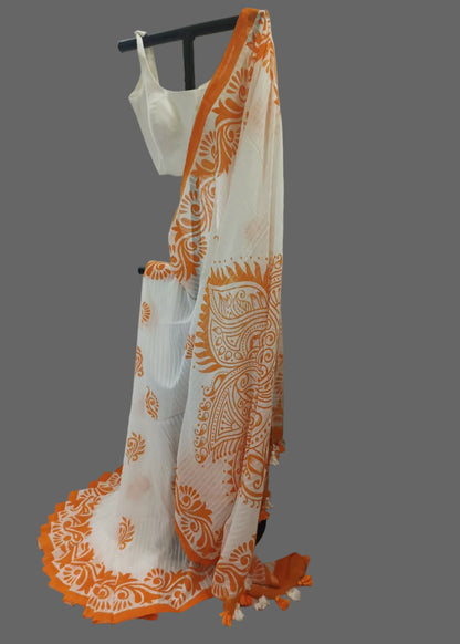 Surya Leher Cotton Saree