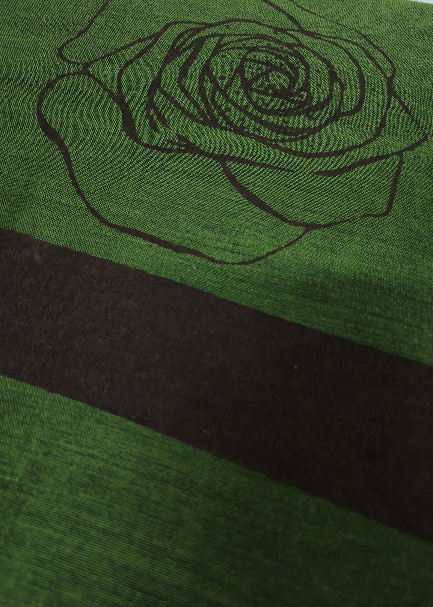 Zariya Forest Rose Cotton Saree