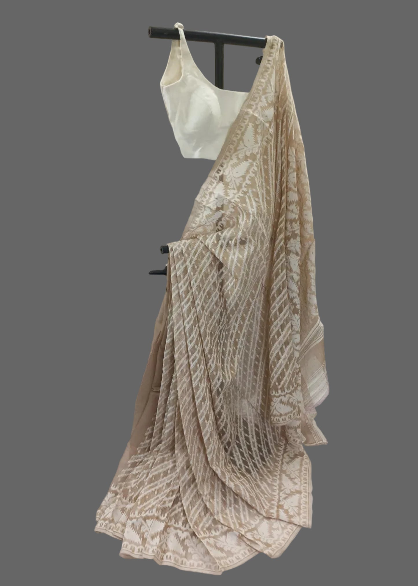 Mrinalini Jamdani Cotton Saree