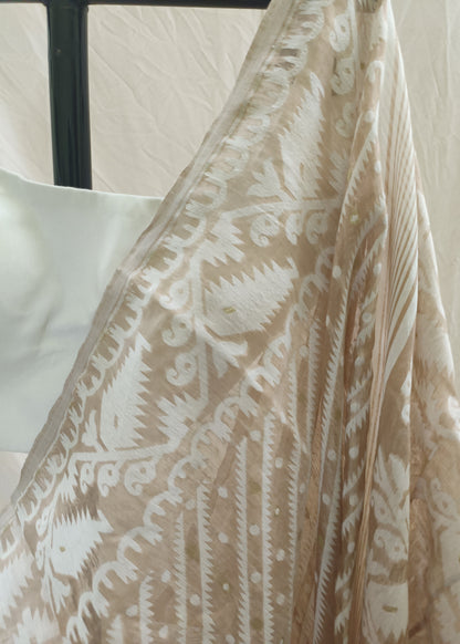 Mrinalini Jamdani Cotton Saree