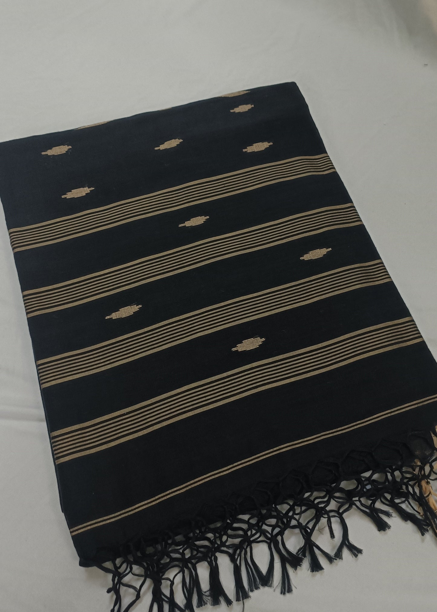 Ira Black Cotton Saree